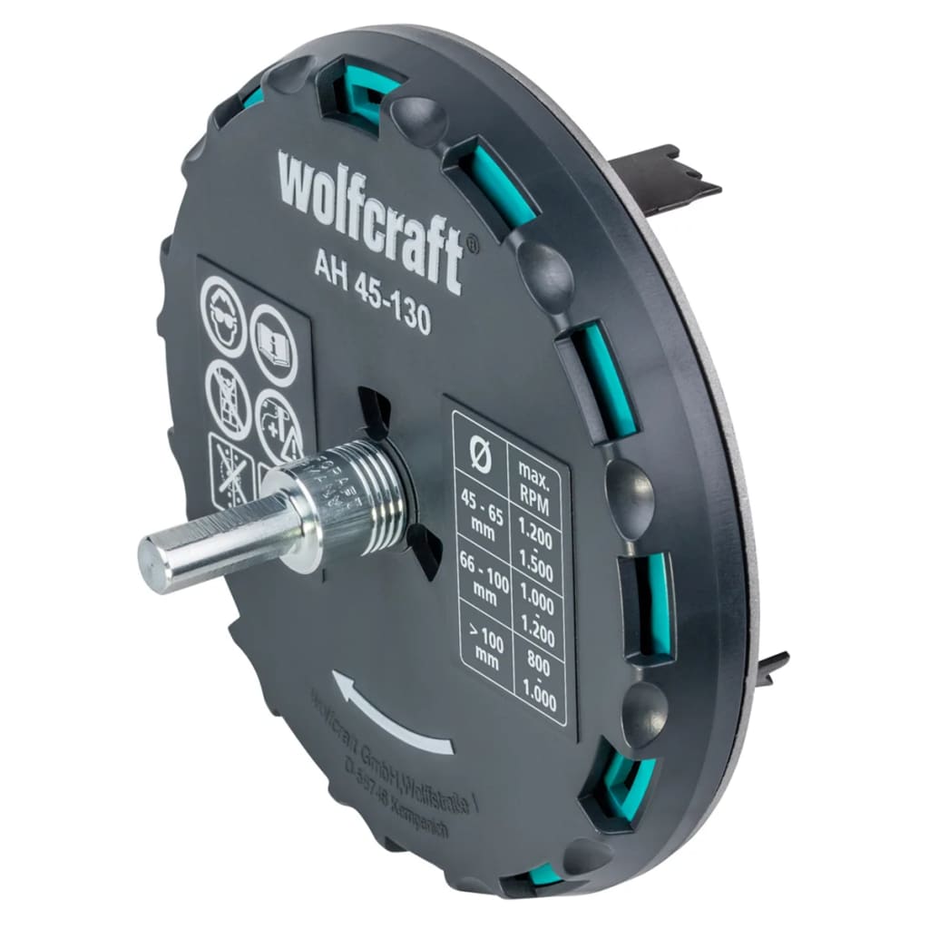 Wolfcraft Justerbar hulsav AH 45-130 30 mm metal 5978000