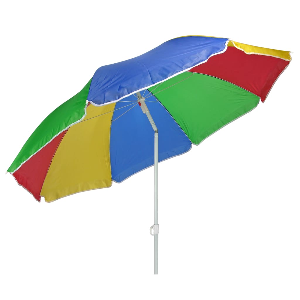 HI strandparasol 150 cm flerfarvet