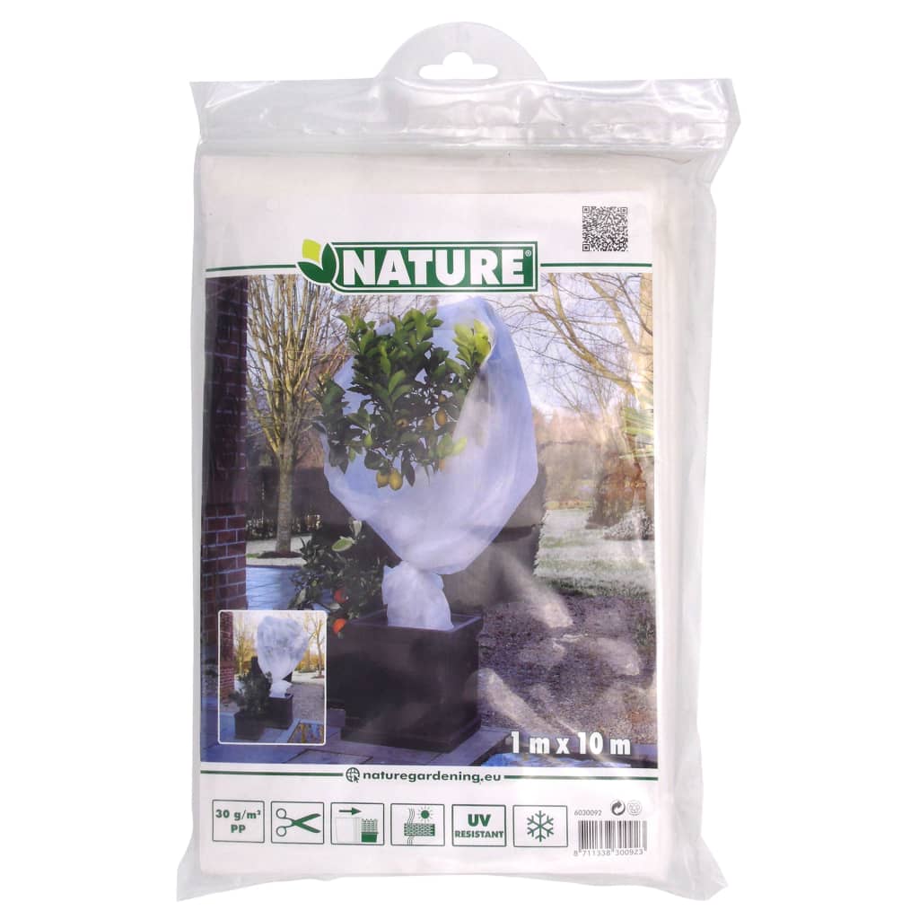 Nature frostdækken i fleece 30 g/m² 1x10 m hvid