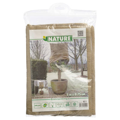 Nature vinterovertræk 230 g/m² 0,75x1 m jute natur