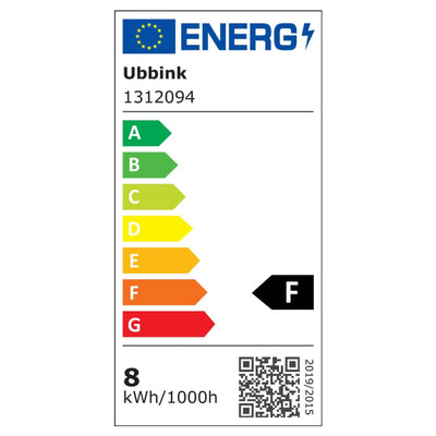 Ubbink Niagara vandfald 90 cm rustfrit stål med LED-lys