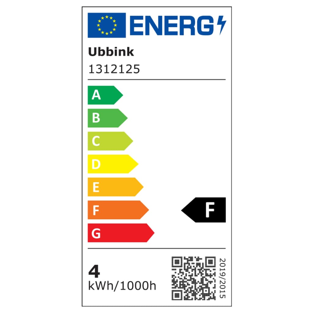 Ubbink vandfald Niagara LED 60 cm sølv 1312125