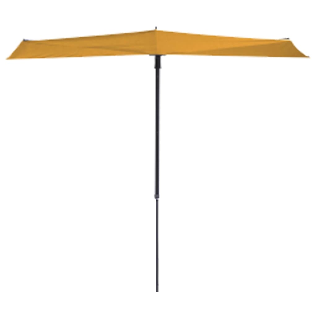 Madison altanparasol Sun Wave 270x150 cm gyldengul