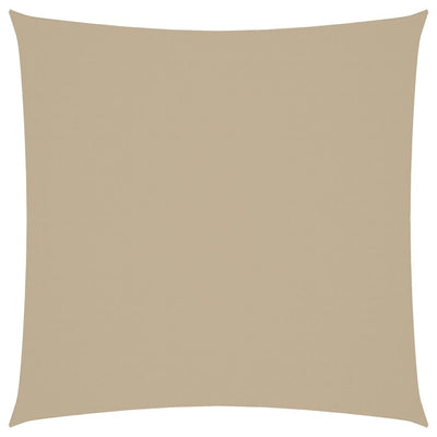 solsejl oxford-stof firkantet 2 x 2 m beige