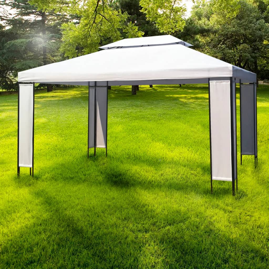 pavillon i hvid 3 x 4 m