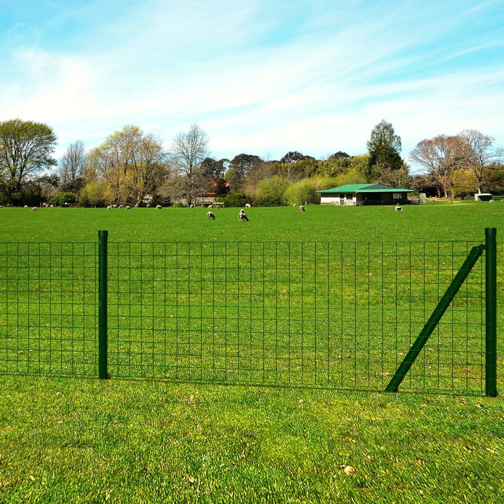 eurohegn 25 x 0,8 m stål grøn