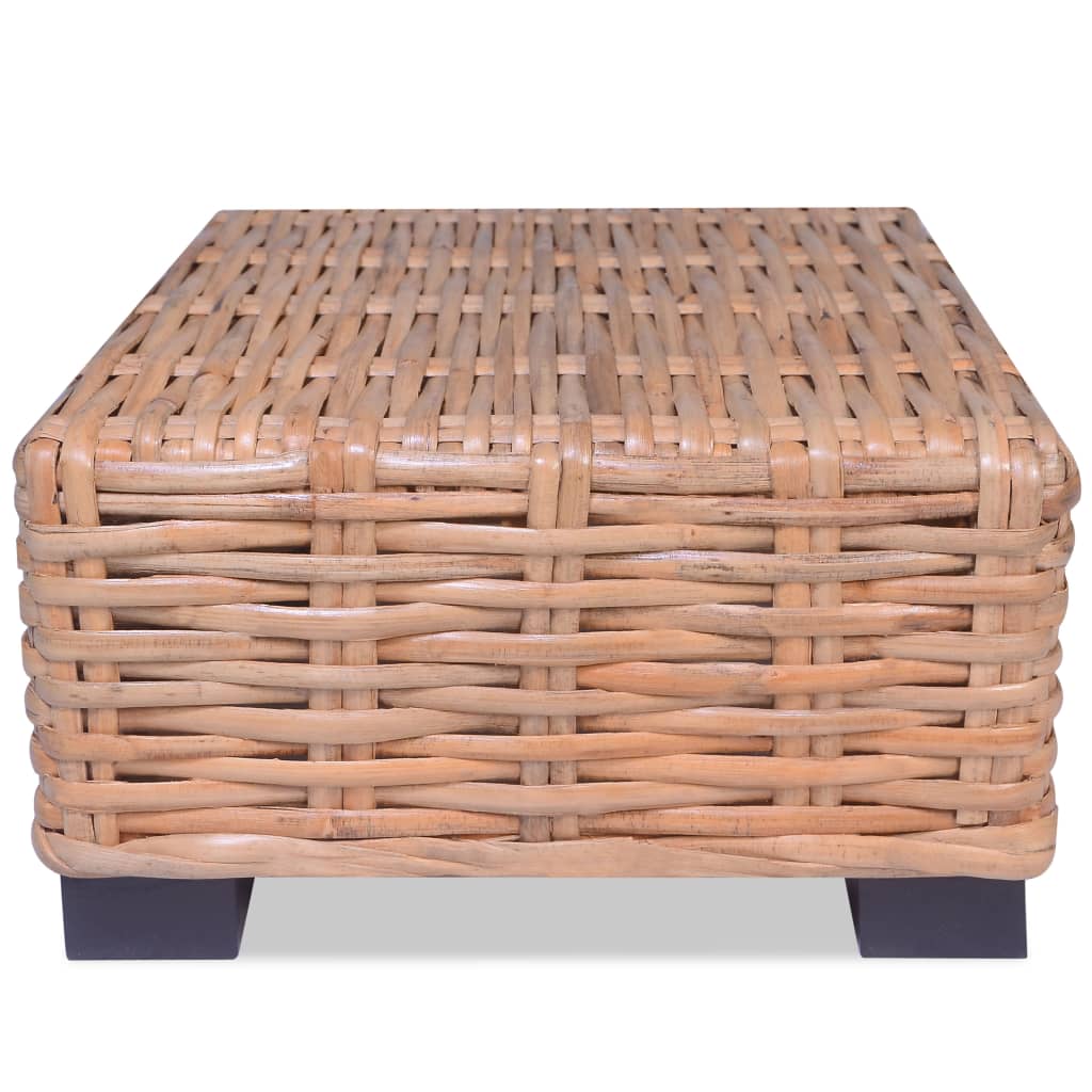 sofabord i naturrattan 45 x 45 x 30 cm