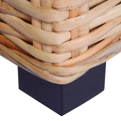 sofabord i naturrattan 45 x 45 x 30 cm