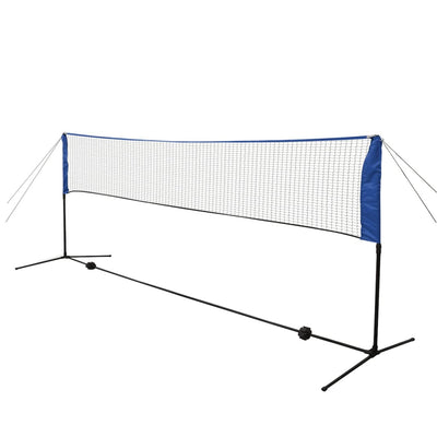 badmintonsæt med net og fjerbolde 300 x 155 cm