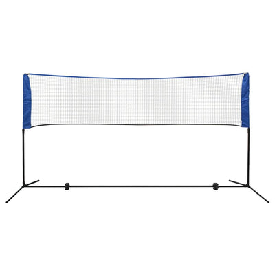 badmintonsæt med net og fjerbolde 300 x 155 cm