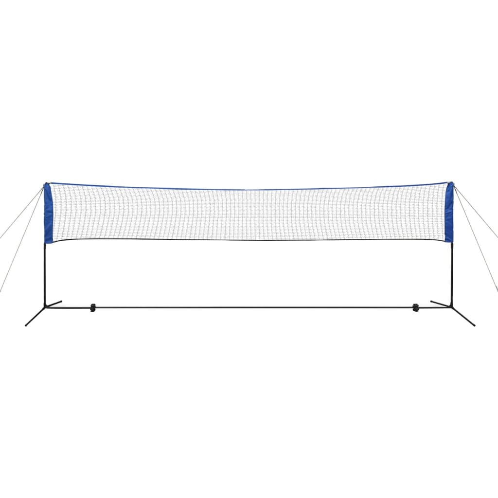 badmintonnet-sæt med fjerbolde 500 x 155 cm