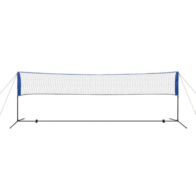 badmintonnet-sæt med fjerbolde 500 x 155 cm