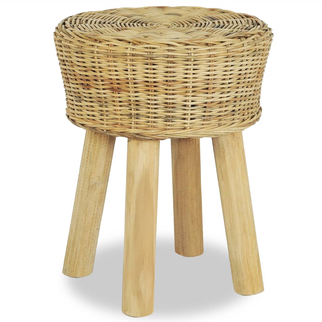 barstol naturligt rattan