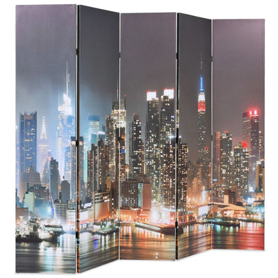 foldbar rumdeler 200 x 170 cm New York by Night