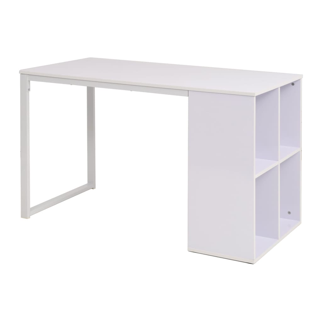 skrivebord 120x60x75 cm hvid