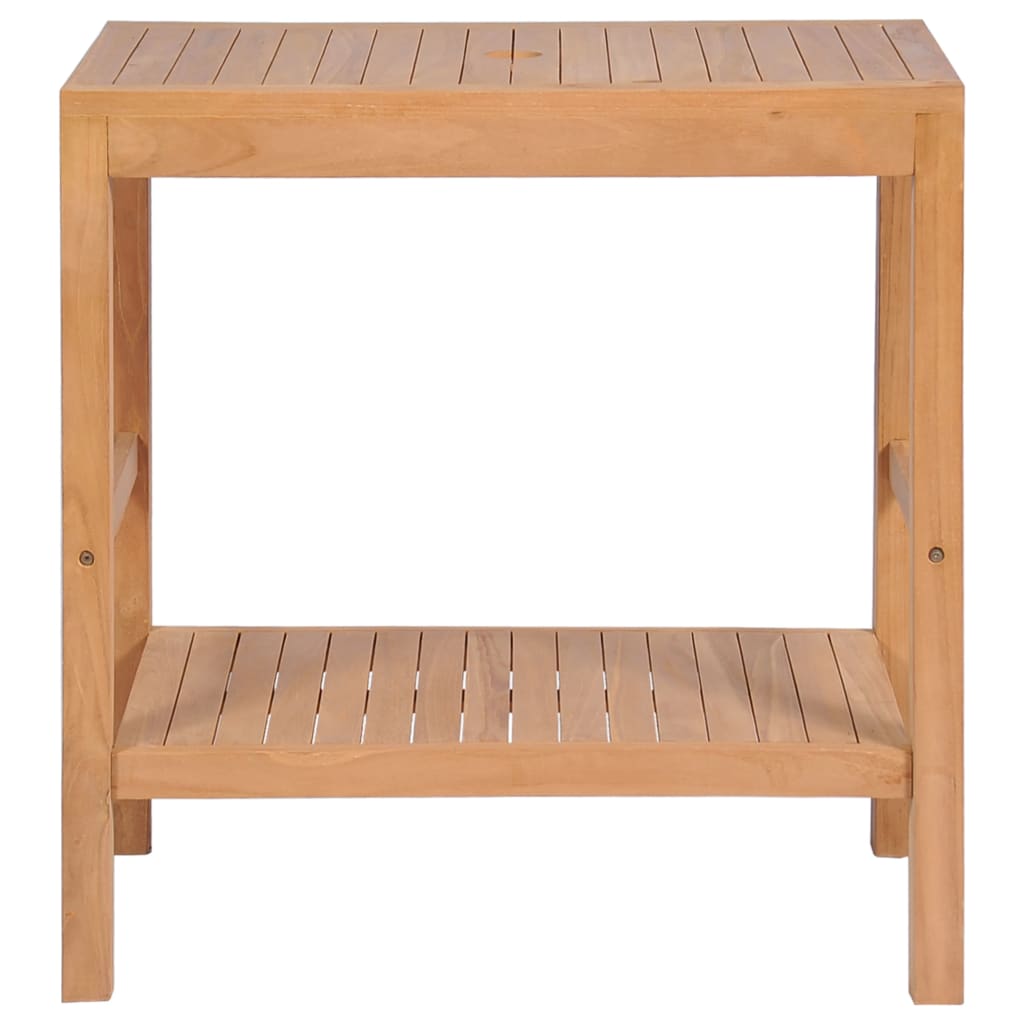 badeværelsesskab 74x45x75 cm massivt teak