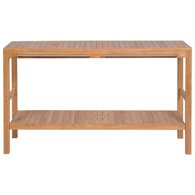 badeværelsesskab 132x45x75 cm massivt teak