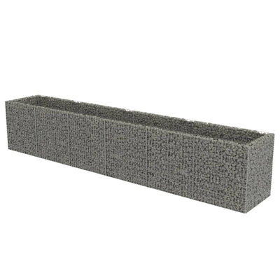 gabion-højbed 540x90x100 cm galvaniseret stål