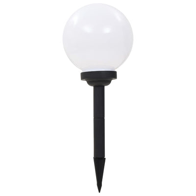 LED-solcellelamper 3 stk. 20 cm rund RGB-farver