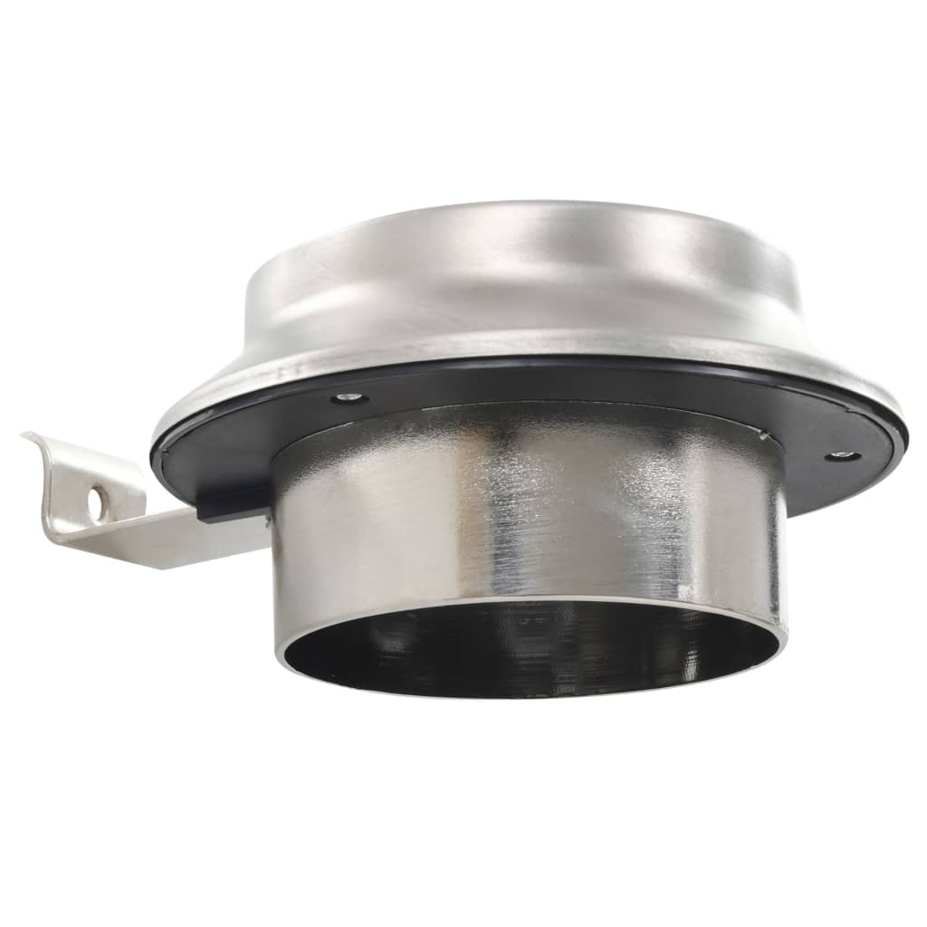 LED-solcellelamper 6 stk. 12 cm rund hvid