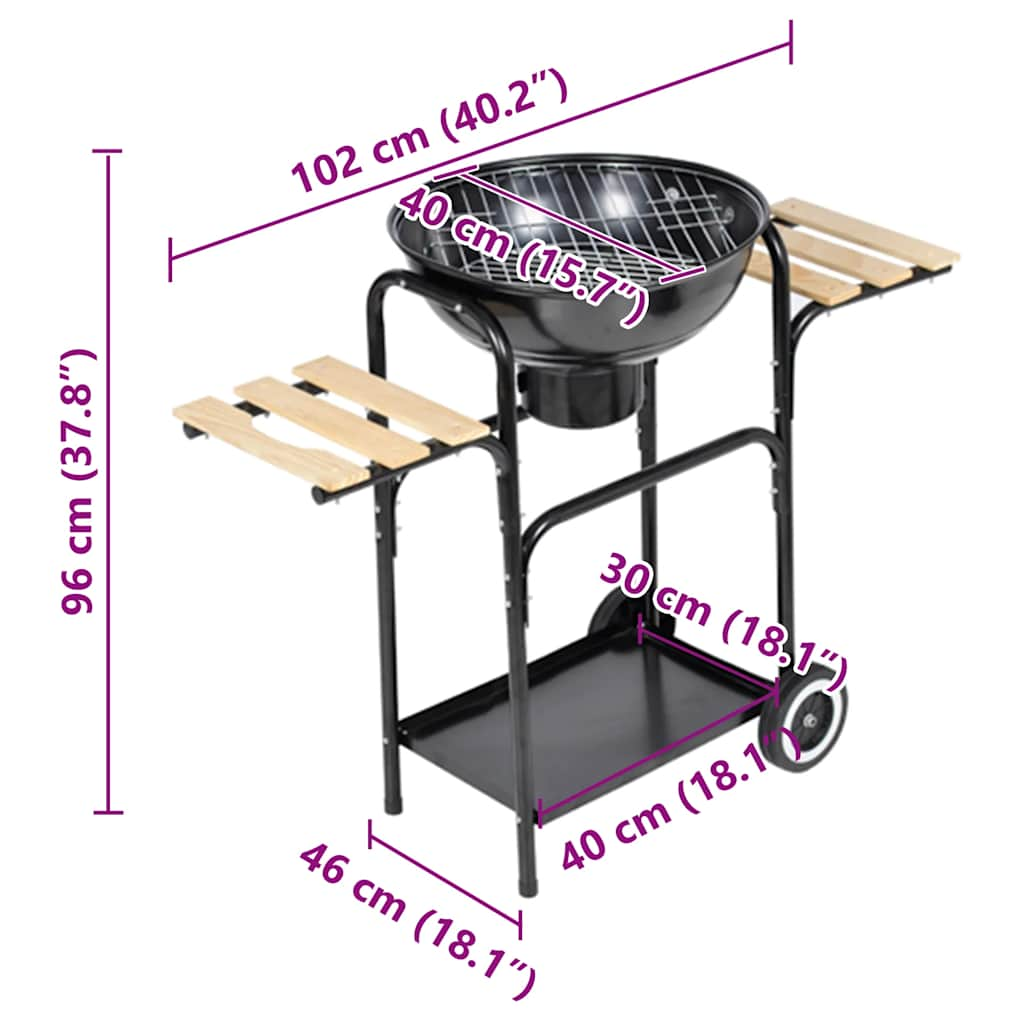 Kuglegrill Louisiana ø44 cm