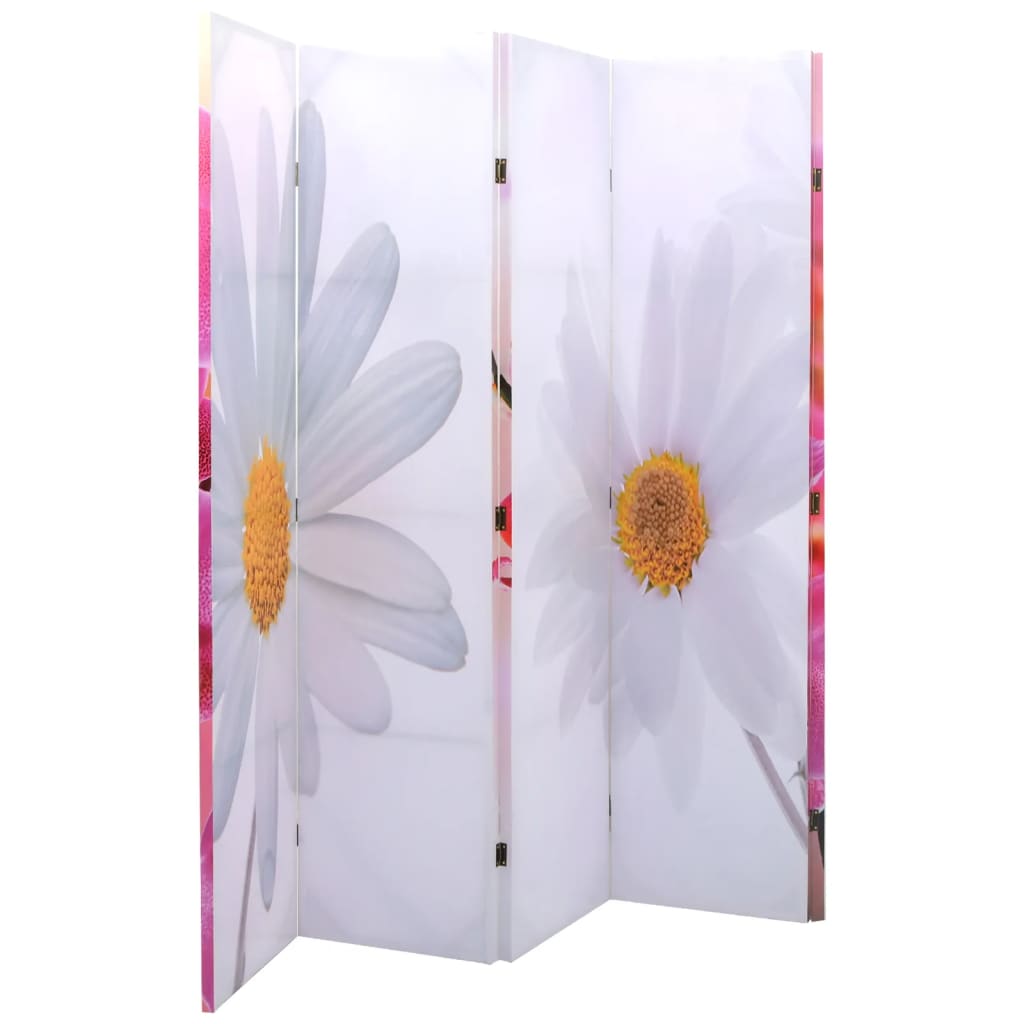 foldbar rumdeler 200 x 170 blomstermotiv