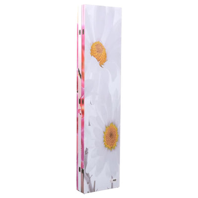 foldbar rumdeler 200 x 170 blomstermotiv