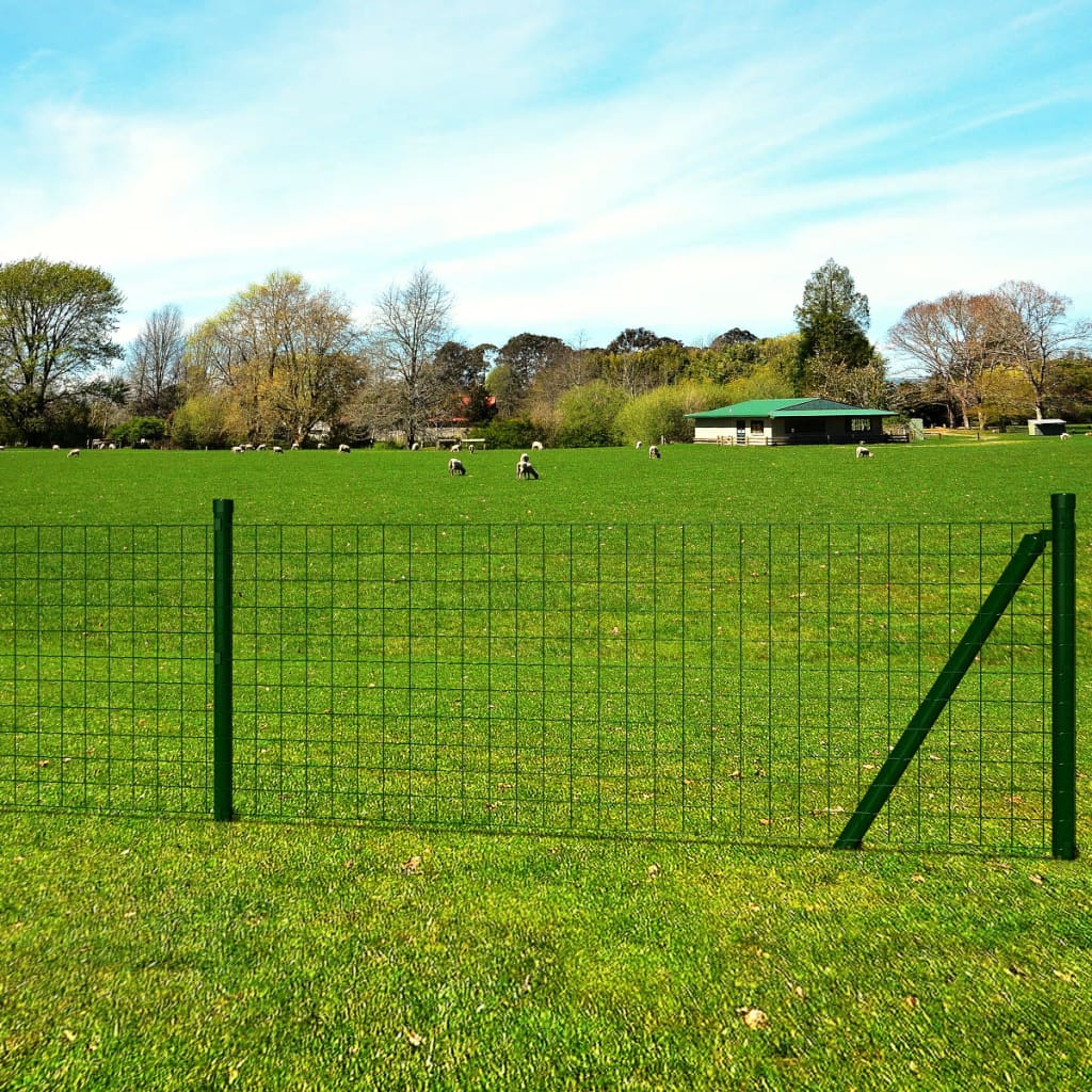 eurohegn 25x0,8 m stål grøn