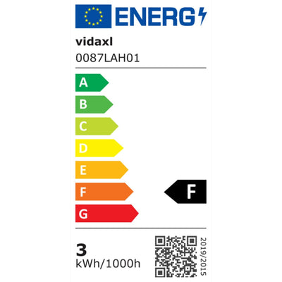 LED væglampe i rustfrit stål, sort *Cylinder formet med sensor*