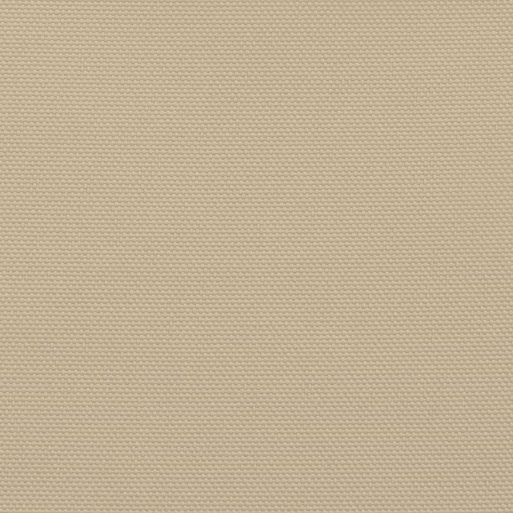 solsejl Oxfordstof firkantet 3,6 x 3,6 m beige