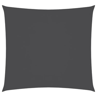 42302 vidaXL Sunshade Sail Oxford Fabric Square 3,6x3,6 m Anthracite