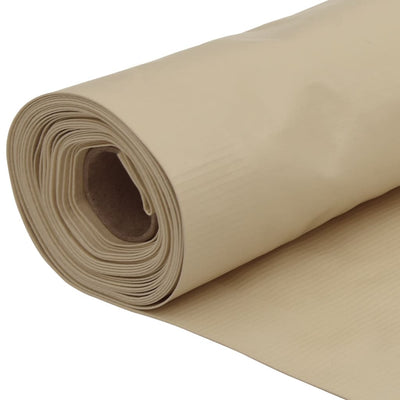 balkonafskærmning Oxford-stof 75x600 cm beige