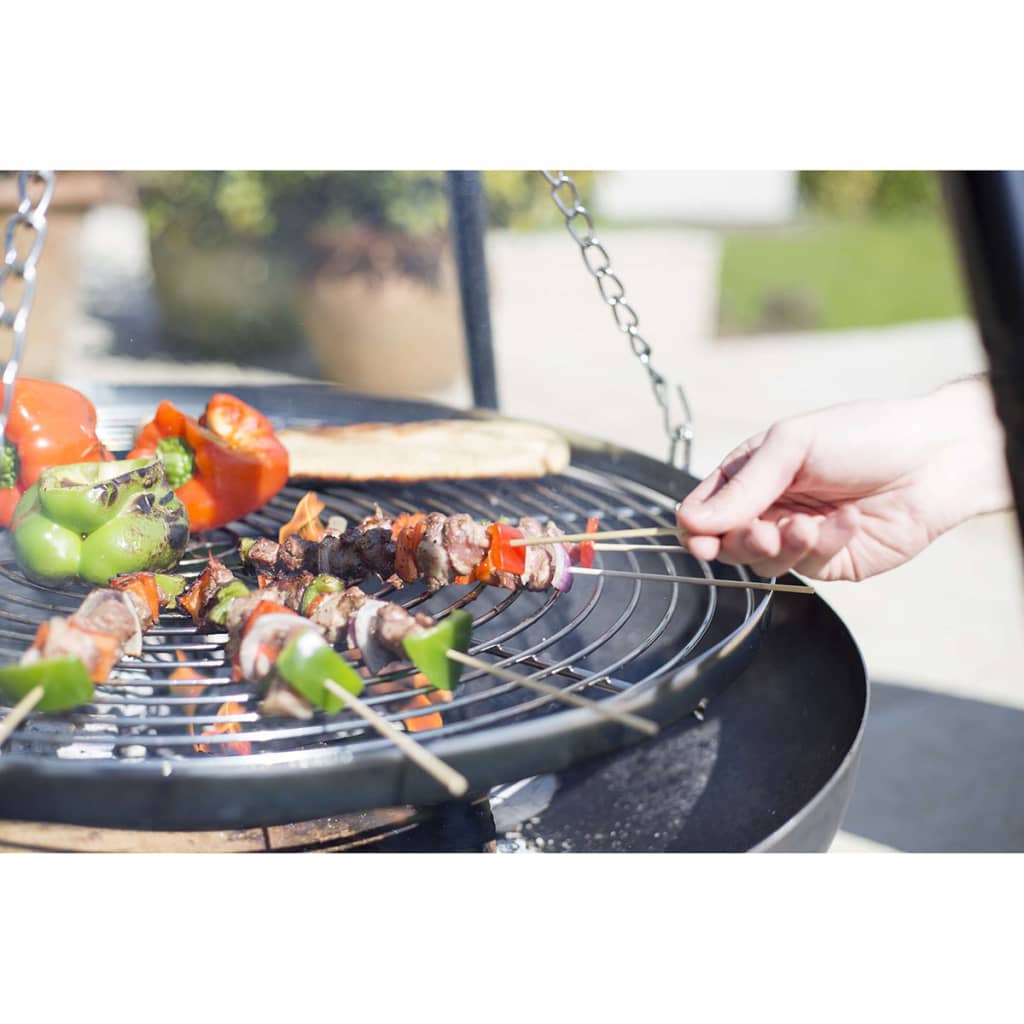 BBGRILL grill med trefod sort 172 cm BBQ TRIPOD