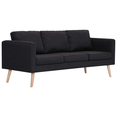 3-personers sofa i stof sort