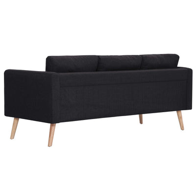 3-personers sofa i stof sort