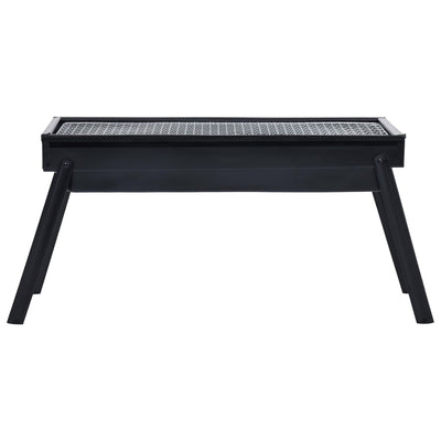 bærbar campinggrill 60x22,5x33 cm stål