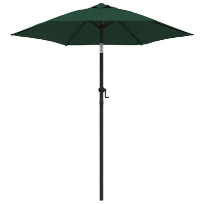 parasol 200x224 cm aluminium grøn