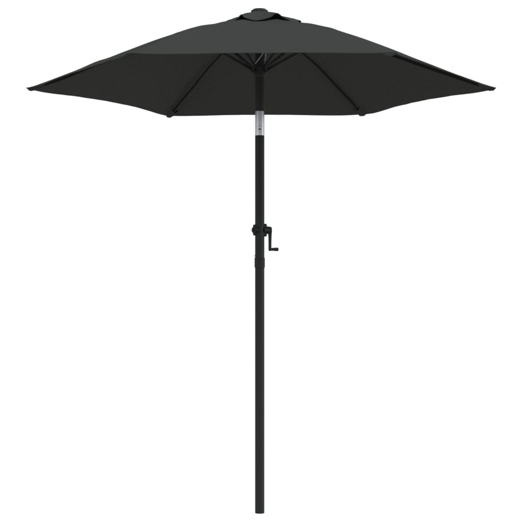 parasol 200x224 cm aluminium antrcitgrå