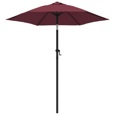 parasol 200x224 cm aluminium bordeaux