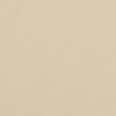 stolehynde m. lav ryg 2 stk. 100x50x3 cm oxfordstof beige