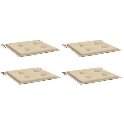 hynder til havestol 4 stk. 40x40x3 cm oxfordstof beige