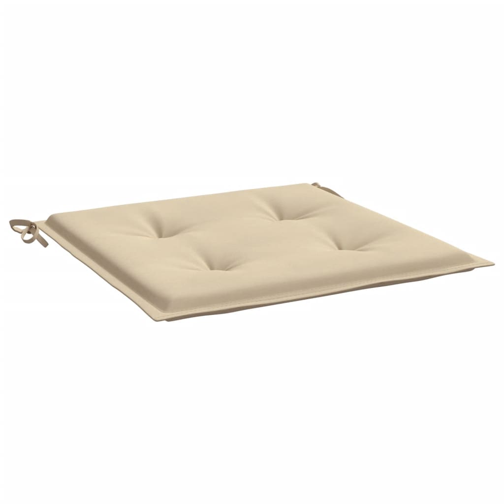 hynder til havestol 2 stk. 50x50x3 cm oxfordstof beige