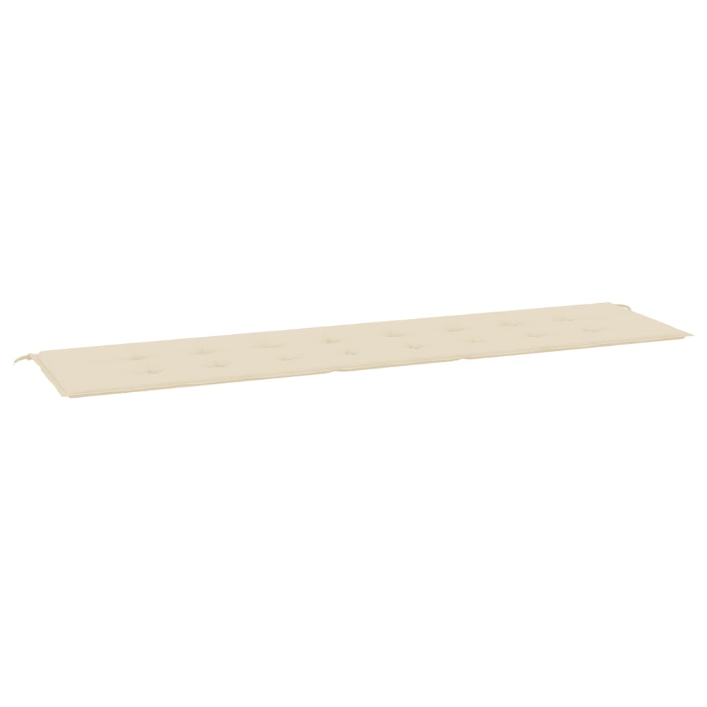 hynde til havebænk 200x50x3 cm oxfordstof beige