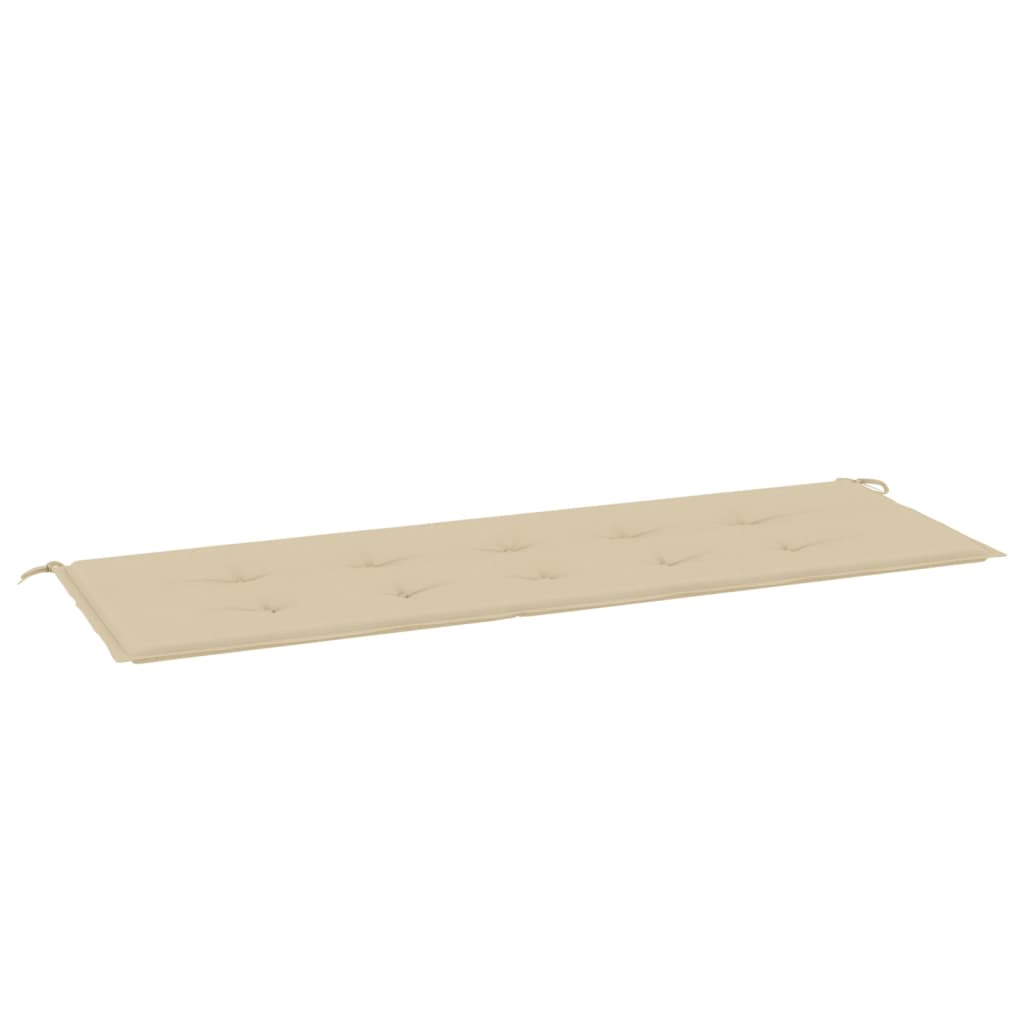 hynde til havebænk 150x50x3 cm oxfordstof beige