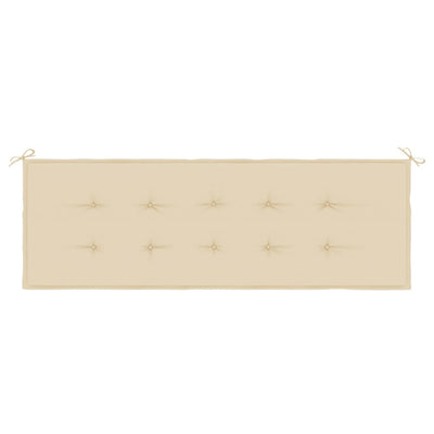 hynde til havebænk 150x50x3 cm oxfordstof beige