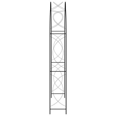 havebue 150x34x240 cm jern sort