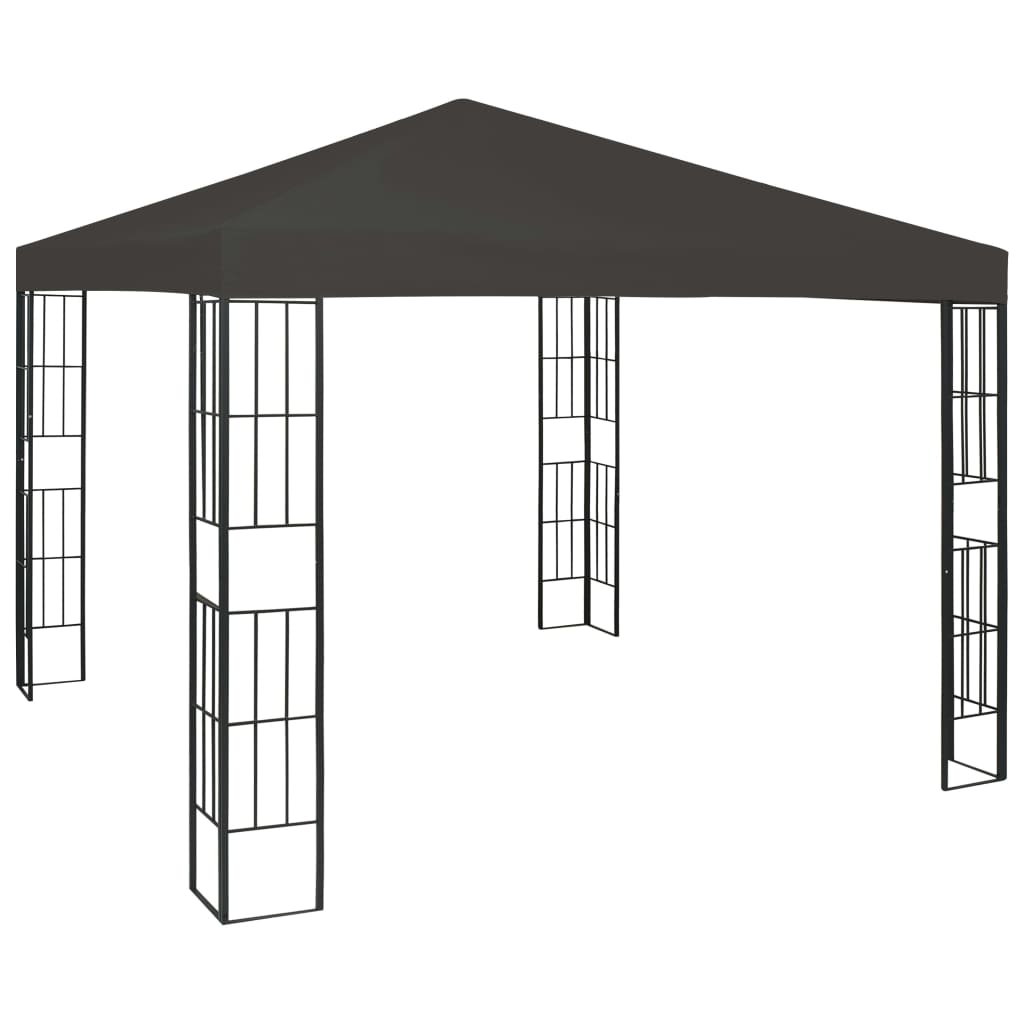 pavillon 3x3 m antracitgrå