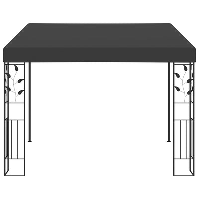 vægmonteret pavillon 3x3x2,5 m antracitgrå