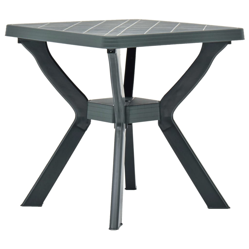 bistrobord 70x70x72 cm plast grøn