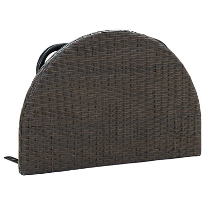 altanbord 60x60x40 cm polyrattan brun